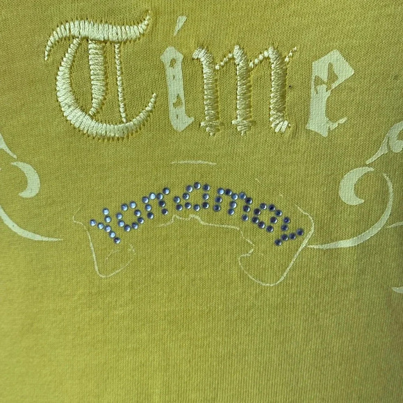 Yamamay short sleeve yellow summer time shirt size L - Picture 4 of 9